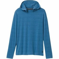 prAna Watchtower Long Sleeve Hooded Shirt Men's -Prana Online Store ADMBLU D2 2