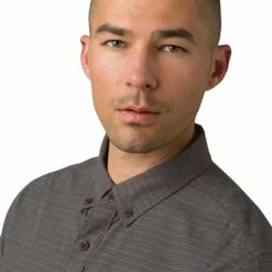 prAna Drayton Long Sleeve Slim Shirt Men's -Prana Online Store BAT D2