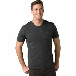 prAna V Neck Slim Fit T Shirt Men's 38 prAna V Neck Slim Fit T Shirt Men's -Prana Online Store BKSTR 2