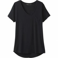 prAna Foundation Short Sleeve Shirt Women's -Prana Online Store BK D2 1