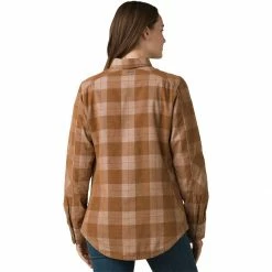 prAna Porter Park Flannel Shirt Women's -Prana Online Store CAM D1 3