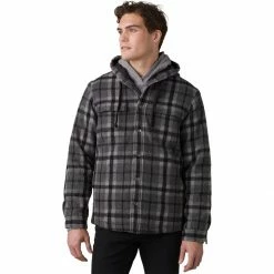 prAna Asgard Hooded Flannel Shirt Men's -Prana Online Store CHA