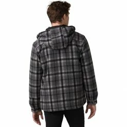 prAna Asgard Hooded Flannel Shirt Men's -Prana Online Store CHA D1