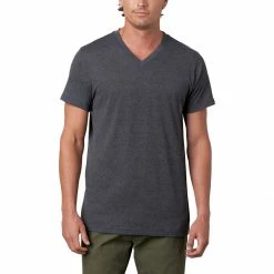 prAna V Neck Slim Fit T Shirt Men's 55 prAna V Neck Slim Fit T Shirt Men's -Prana Online Store CH D1