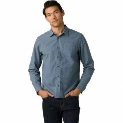 prAna Hampstead Slim Shirt Men's -Prana Online Store DANBLU D3 2