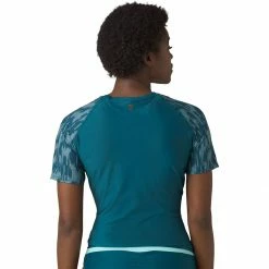 prAna Edge Wave Short Sleeve Sun Top Women's -Prana Online Store DEEVERCOL D1
