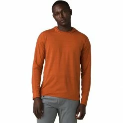 prAna Watchtower Long Sleeve Hooded Shirt Men's -Prana Online Store GIN D6