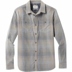prAna Dooley Long Sleeve Shirt Men's -Prana Online Store GRA D2 1