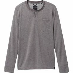 prAna Sol Defender Slim Henley Shirt Men's -Prana Online Store GRE D2 3
