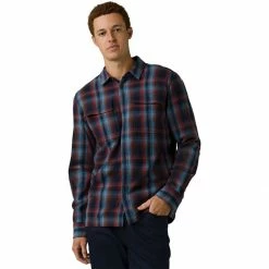 prAna Glover Park Lined Flannel Shirt Men's -Prana Online Store NAU 1