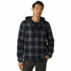 prAna Asgard Hooded Flannel Shirt Men's -Prana Online Store NAU