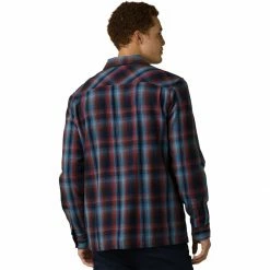 prAna Glover Park Lined Flannel Shirt Men's -Prana Online Store NAU D1