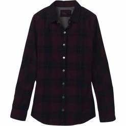 prAna Porter Park Flannel Shirt Women's -Prana Online Store NAU D2 3