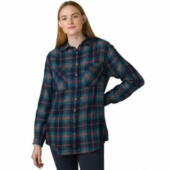 prAna Beezly Flannel Shirt Women's 23 prAna Beezly Flannel Shirt Women's -Prana Online Store NAU D4 1