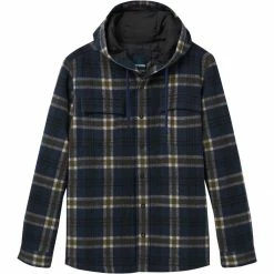 prAna Asgard Hooded Flannel Shirt Men's -Prana Online Store NAU D6