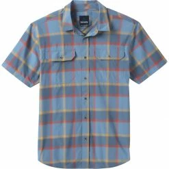 prAna Cayman Plaid Short Sleeve Shirt Men's -Prana Online Store NIC D2 2
