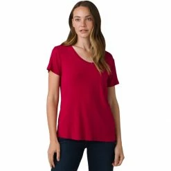 prAna Foundation Short Sleeve Shirt Women's -Prana Online Store REDBERHEA