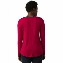 prAna Foundation Long Sleeve Shirt Women's -Prana Online Store REDBERHEA D1 2