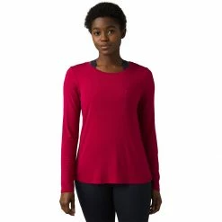 prAna Foundation Long Sleeve Shirt Women's -Prana Online Store REDBERHEA D3 1
