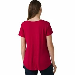 prAna Foundation Short Sleeve Shirt Women's -Prana Online Store REDBERHEA D3