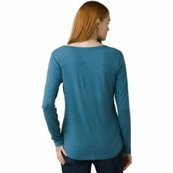 prAna Foundation Long Sleeve Shirt Women's -Prana Online Store SEABLUHEA D1 1