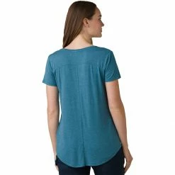 prAna Foundation Short Sleeve Shirt Women's -Prana Online Store SEABLUHEA D1