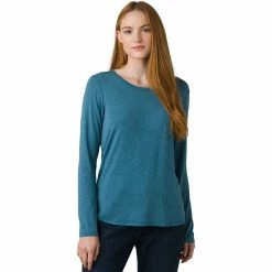 prAna Foundation Long Sleeve Shirt Women's -Prana Online Store SEABLUHEA D3 1