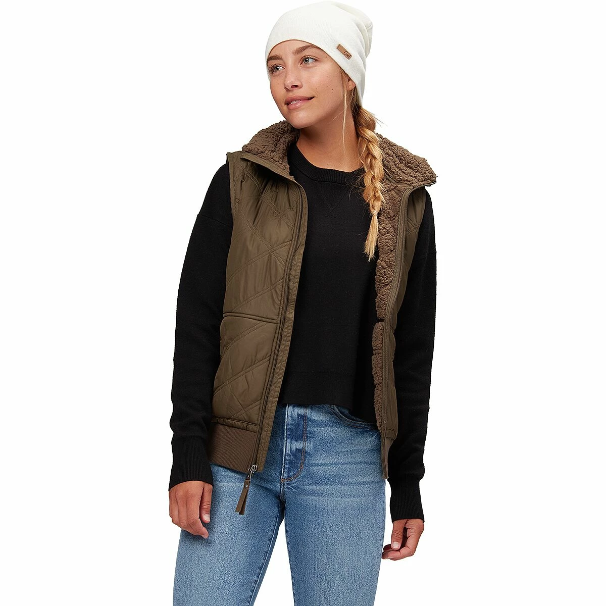 prAna Esla Fleece Vest Women's 2 prAna Esla Fleece Vest Women's