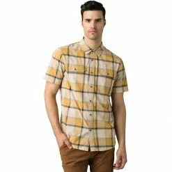prAna Cayman Plaid Short Sleeve Shirt Men's