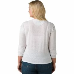 prAna Cozy Up Long Sleeve T Shirt Women's -Prana Online Store WHI D1 1
