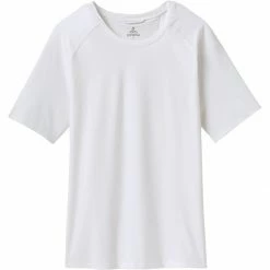 prAna Edge Wave Short Sleeve Sun Top Women's -Prana Online Store WHI D2 3